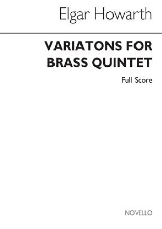 VARIATIONS FOR BRASS QUINTET score