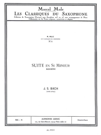 SUITE IN B MINOR Badinerie