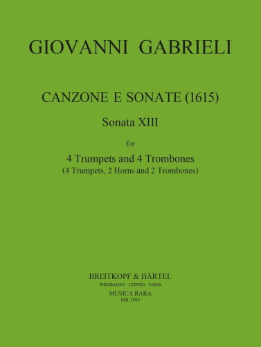 SONATA XIII (score & parts)