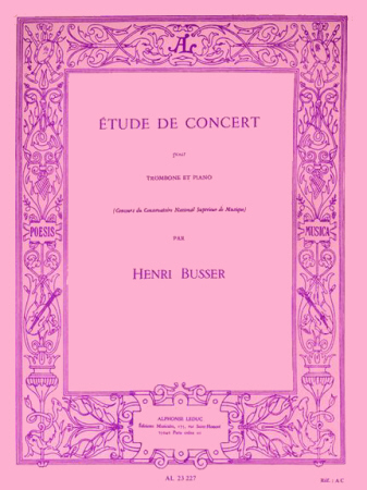ETUDE DE CONCERT Op.79