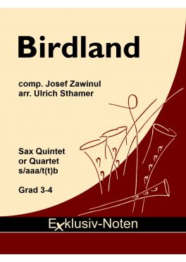 BIRDLAND (score & parts)
