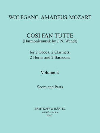 COSI FAN TUTTE Volume 2