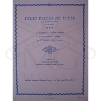 TROIS PIECES DE STYLE