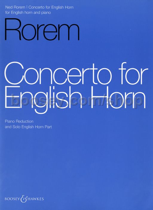 CONCERTO FOR ENGLISH HORN
