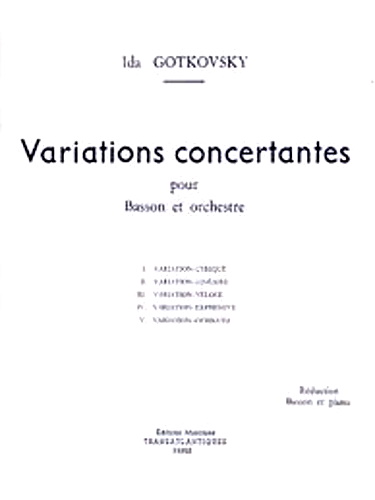 VARIATIONS CONCERTANTES