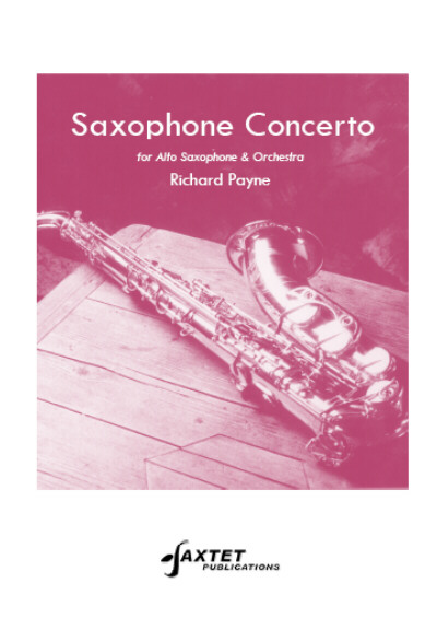 SAXOPHONE CONCERTO (score & parts)