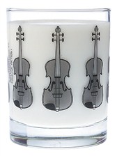 GLASS TUMBLER Violin
