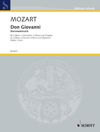 DON GIOVANNI Harmoniemusik (score)