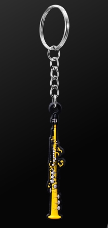 INSTRUMENT KEYRING Soprano Saxophone