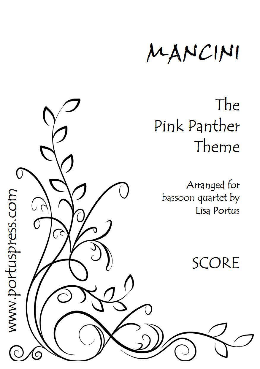 THE PINK PANTHER THEME (score & parts)