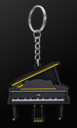 INSTRUMENT KEYRING Grand Piano (Black)