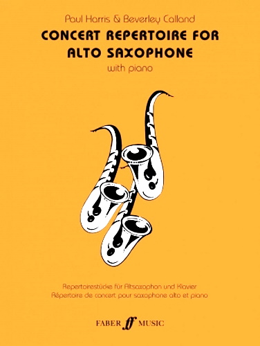 CONCERT REPERTOIRE for Alto Saxophone