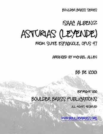 ASTURIAS from Suite Espagnole Op.47 score & parts