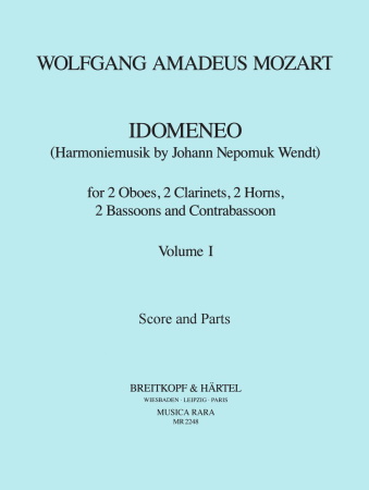 IDOMENEO Volume 1 (score & parts)
