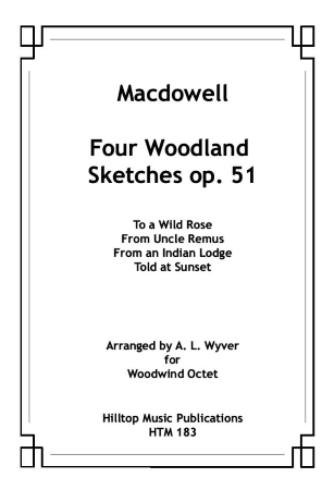 FOUR WOODLAND SKETCHES Op.51 (score & parts)