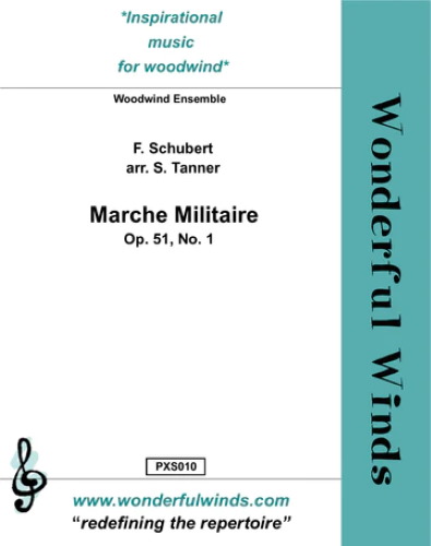 MARCHE MILITAIRE Op.51 No.1 (score & parts)