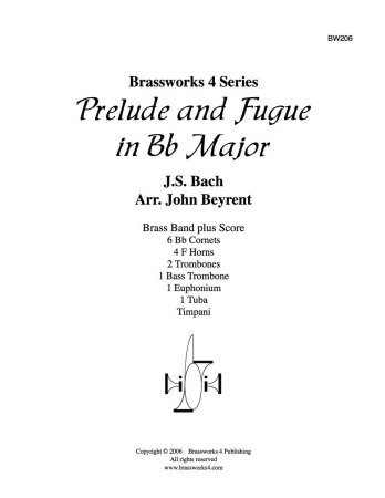 PRELUDE AND FUGUE in Bb Major