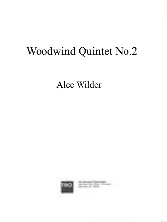 WOODWIND QUINTET No.2 (score & parts)