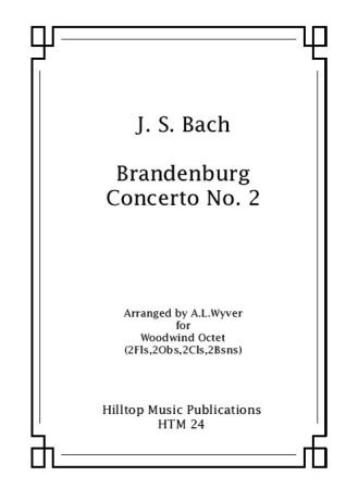 BRANDENBURG CONCERTO No.2 (score & parts)