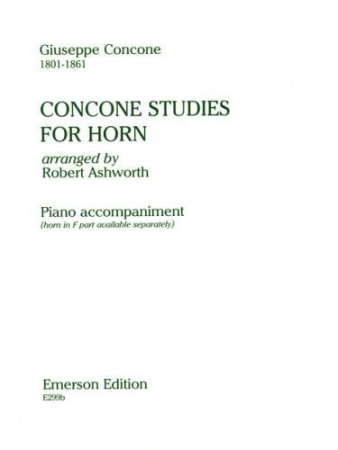 CONCONE STUDIES FOR HORN Piano Accompaniment
