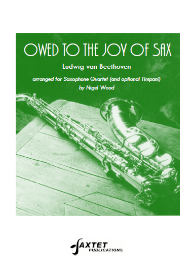 OWED TO THE JOY OF SAX (score & parts)
