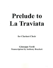 PRELUDE TO LA TRAVIATA score & parts