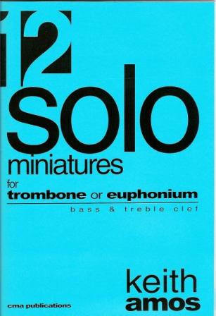 12 MINIATURES for Solo Euphonium (bass/treble clef)