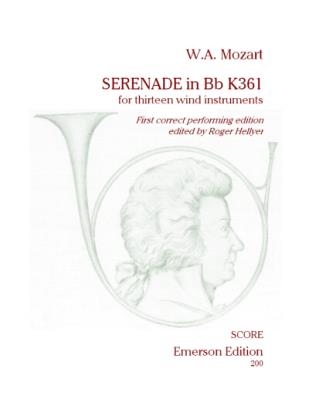 SERENADE No.10 K361 (score & parts)