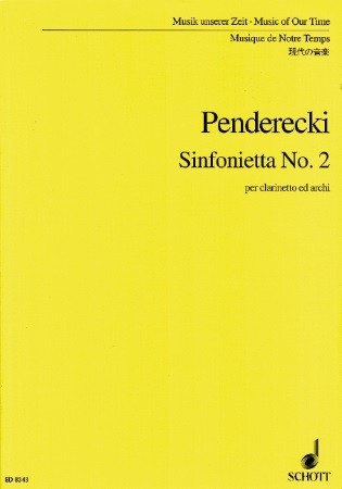 SINFONIETTA No.2 (study score)