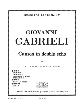 CANZON IN DOUBLE ECHO