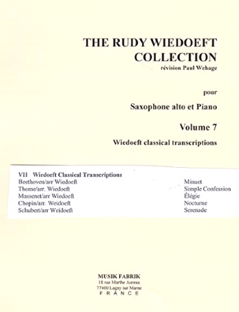 THE RUDY WIEDOEFT COLLECTION Volume 7