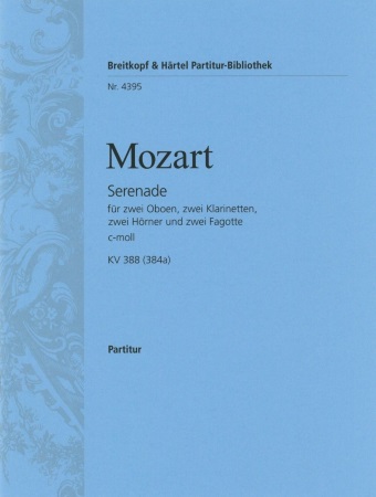 SERENADE No.12 in C minor K388/384a (score)