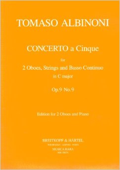CONCERTO A CINQUE in C major, Op.9 No.9
