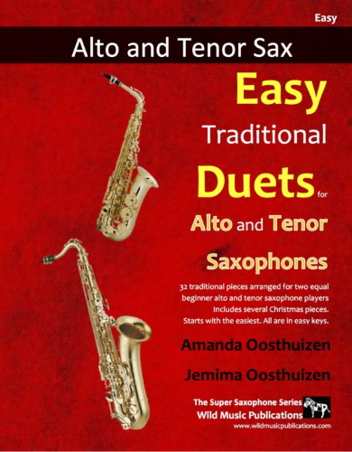 EASY TRADITIONAL DUETS for Alto & Tenor Saxophones