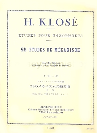 25 ETUDES DE MECANISME