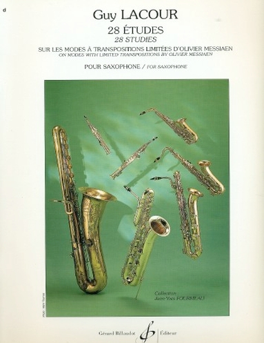 28 ETUDES sur les Modes a Transpositions Limitees d'Olivier Messiaen