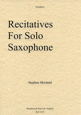 RECITATIVES for Solo Saxophone