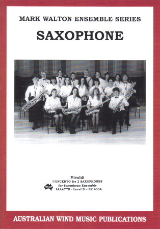 CONCERTO FOR TWO SAXOPHONES First Movement (score & parts)