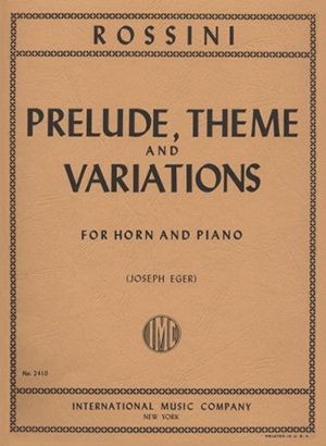 PRELUDE, THEME AND VARIATIONS