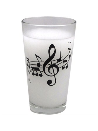 PINT GLASS Wavy Staff