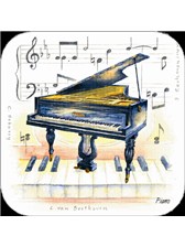 COASTERS Piano (Pack of 4)
