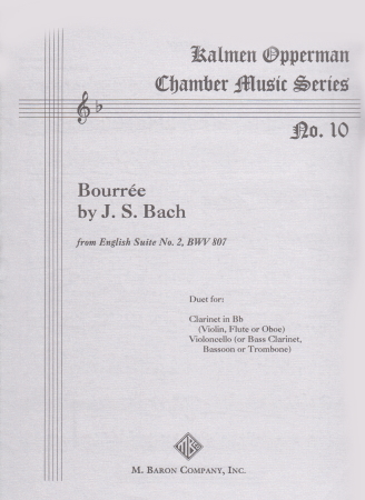 BOURREE from English Suite No.2 BWV807