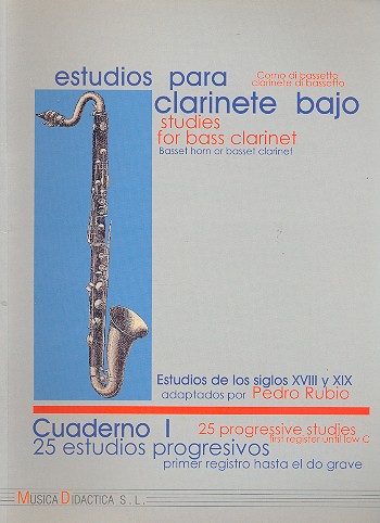 STUDIES FOR BASS CLARINET Volume 1