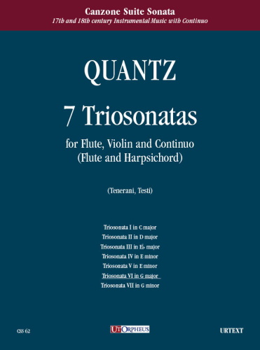 7 TRIO SONATAS Volume 6: Trio Sonata No.6 in G major