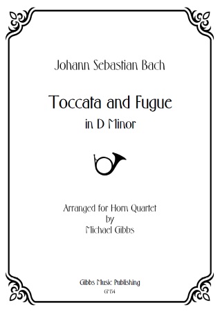 TOCCATA AND FUGUE in D minor (score & parts)