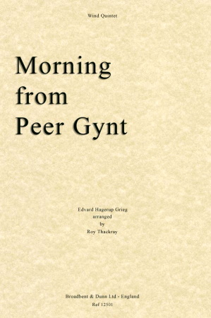 MORNING from Peer Gynt (score & parts)