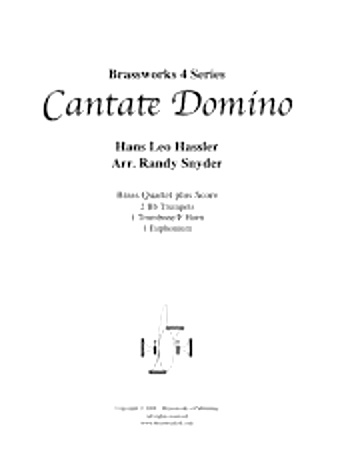 CANTATE DOMINO