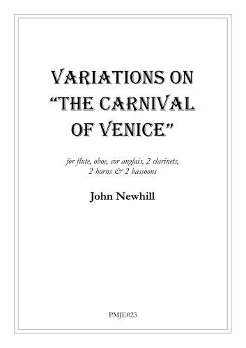 VARIATIONS on The Carnival of Venice (score & parts)
