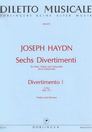 DIVERTIMENTO No.1 in F major score & parts