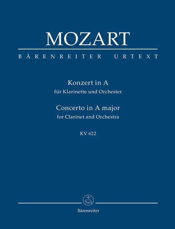 CLARINET CONCERTO in A major K622 Study Score